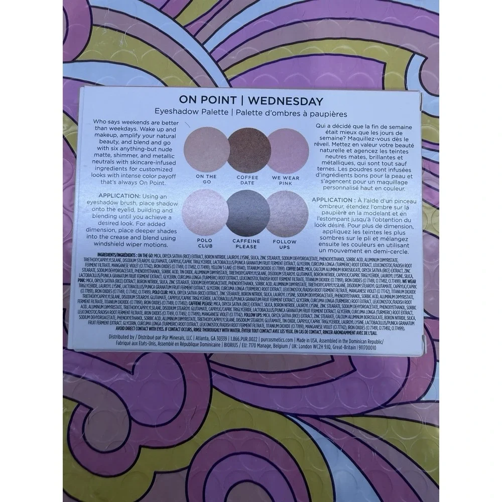 PUR Friday,‎ Eyeshadow Palate On Point, 6 Shades, 0.23 Oz